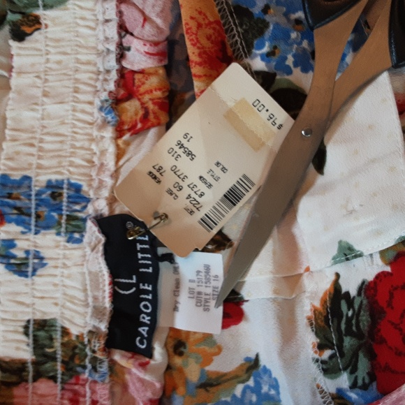 VINTAGE CAROLE LITTLE Rayon Maxi Skirt***๐๐๐ NWT - Picture 5 of 5